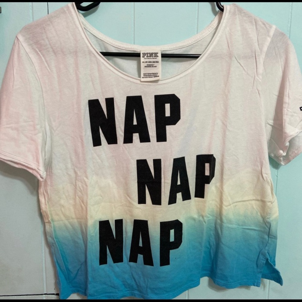 pink vs crop top